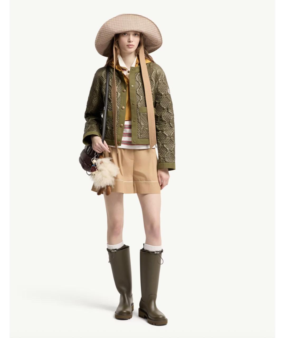 MONCLER Хаки куртка, фото 2