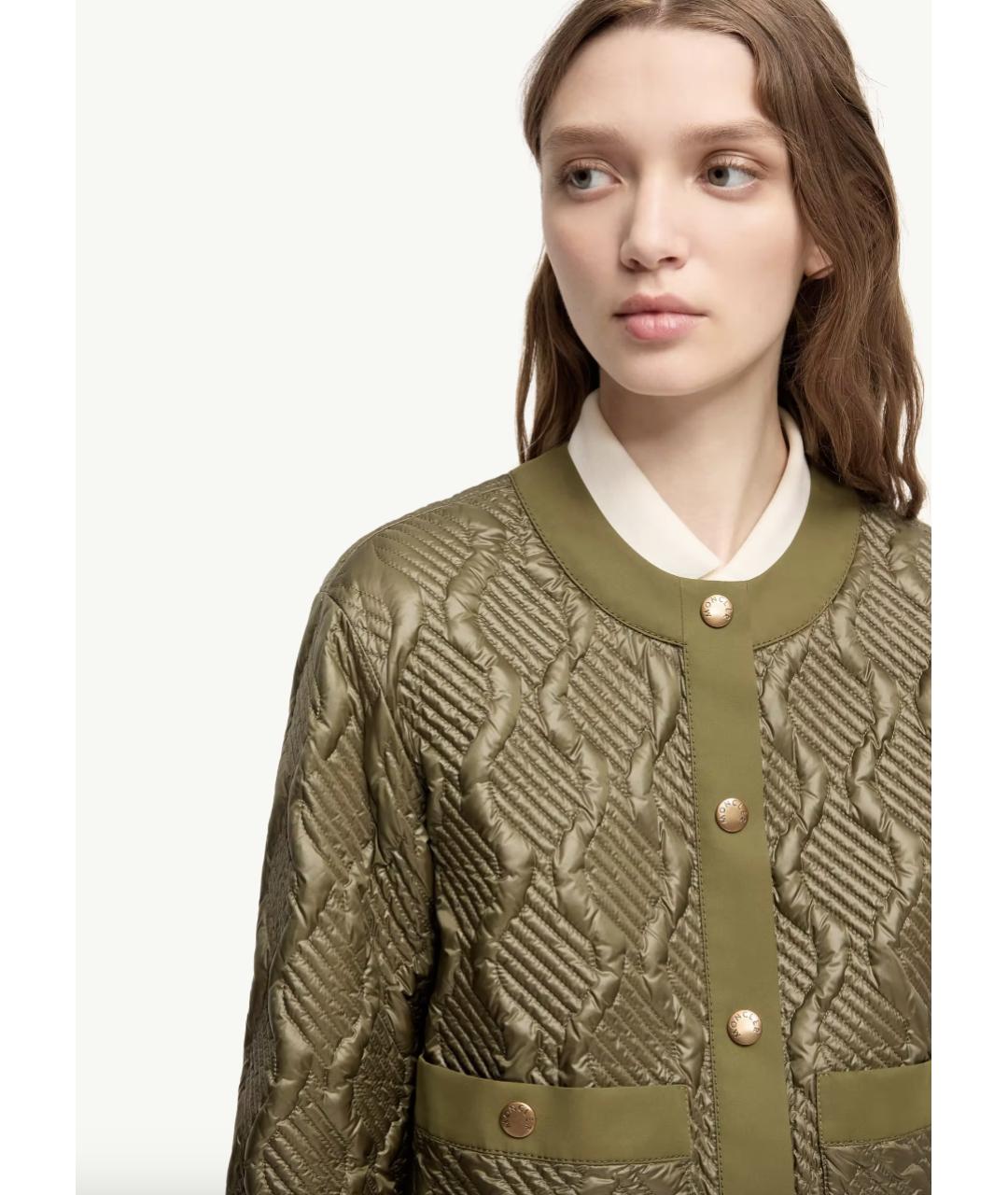 MONCLER Хаки куртка, фото 6