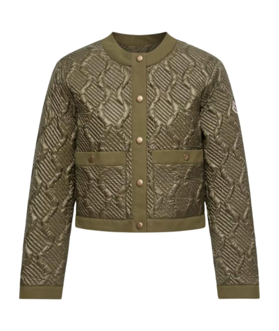 MONCLER Хаки куртка, фото 1