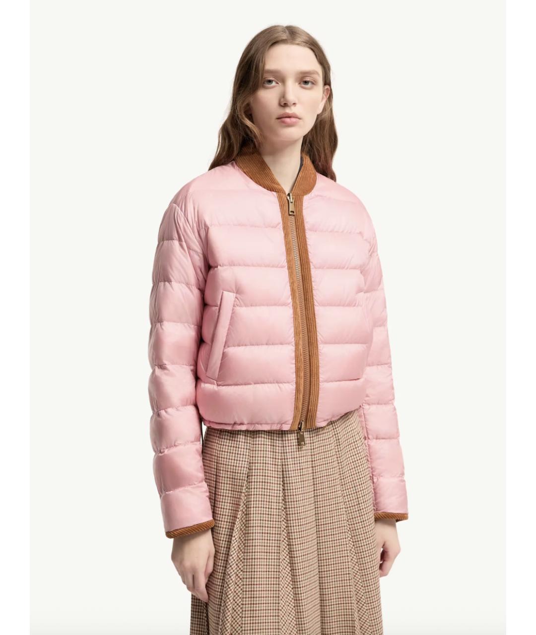 MONCLER Коричневая куртка, фото 2
