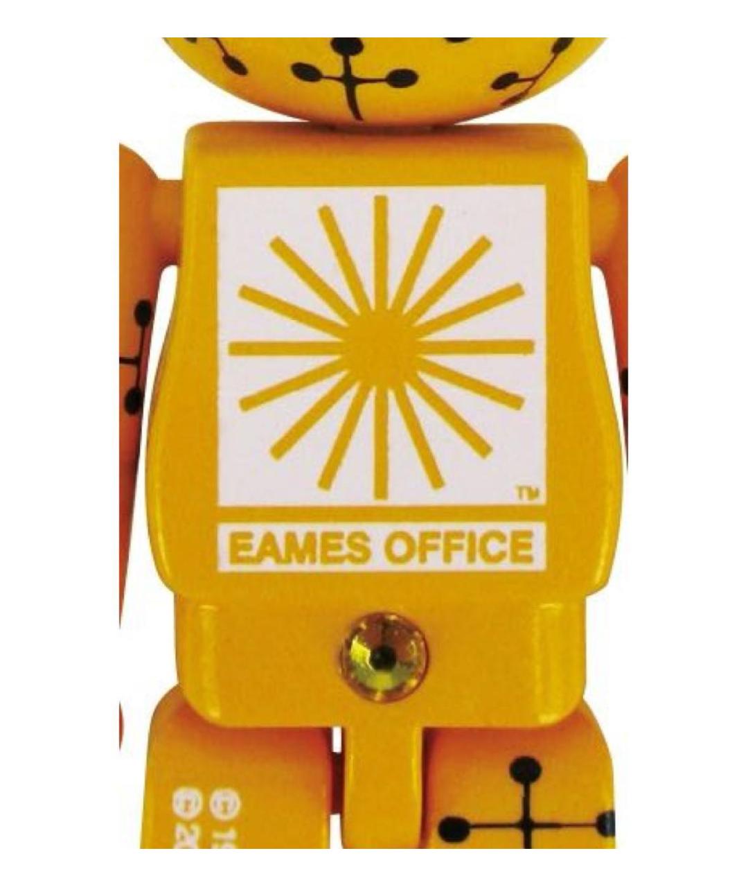 BEARBRICK Желтый брелок, фото 4