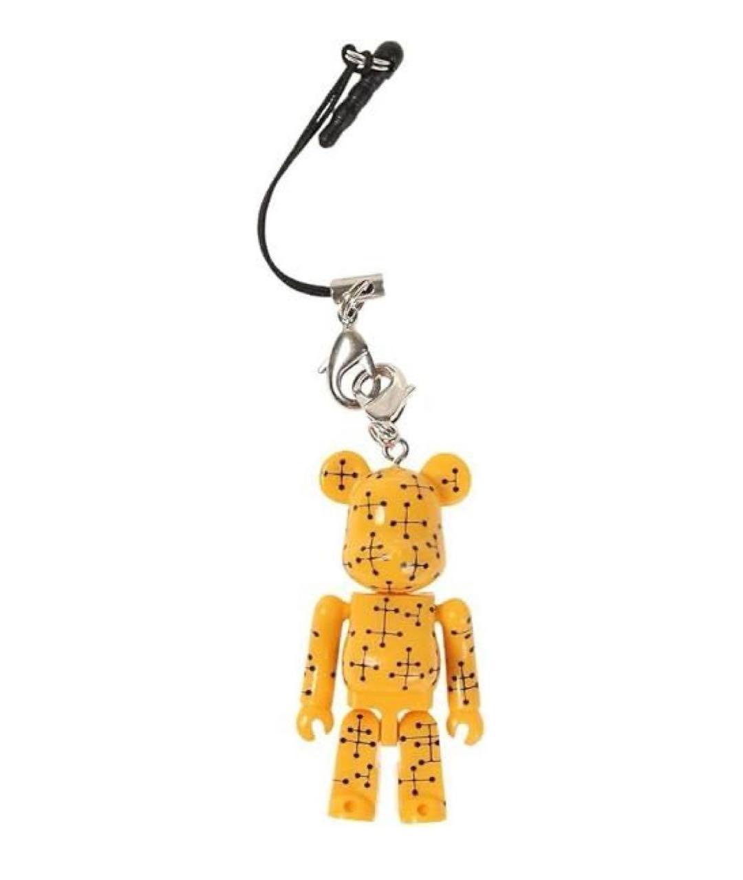 BEARBRICK Желтый брелок, фото 5