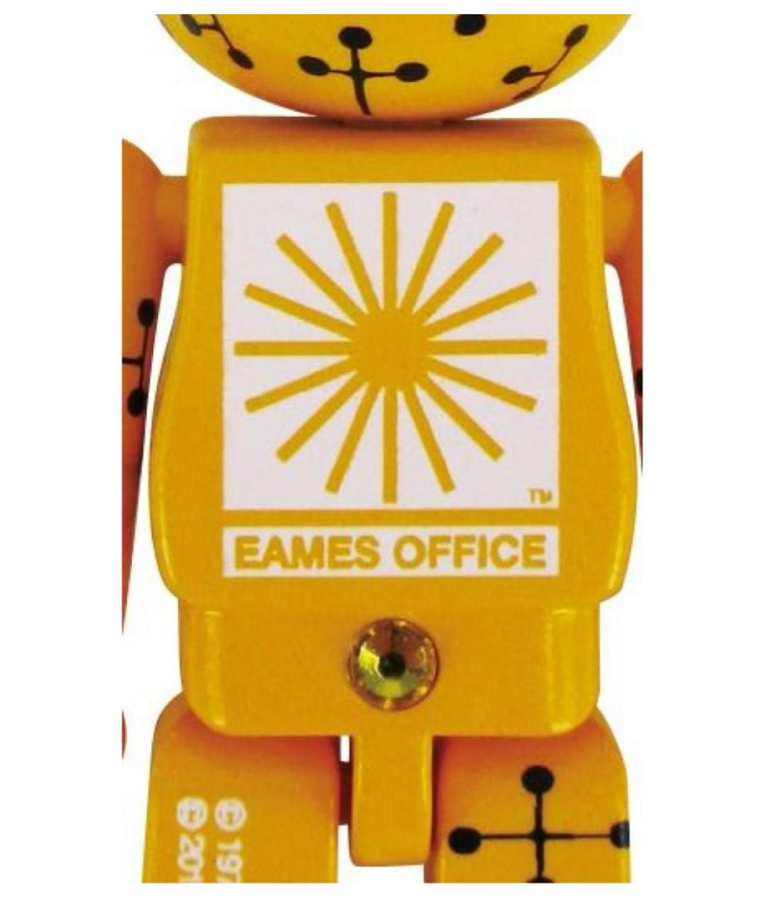 BEARBRICK Желтый брелок, фото 2