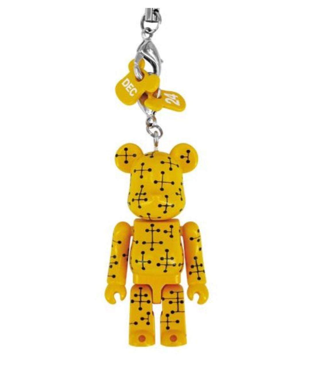 BEARBRICK Желтый брелок, фото 6