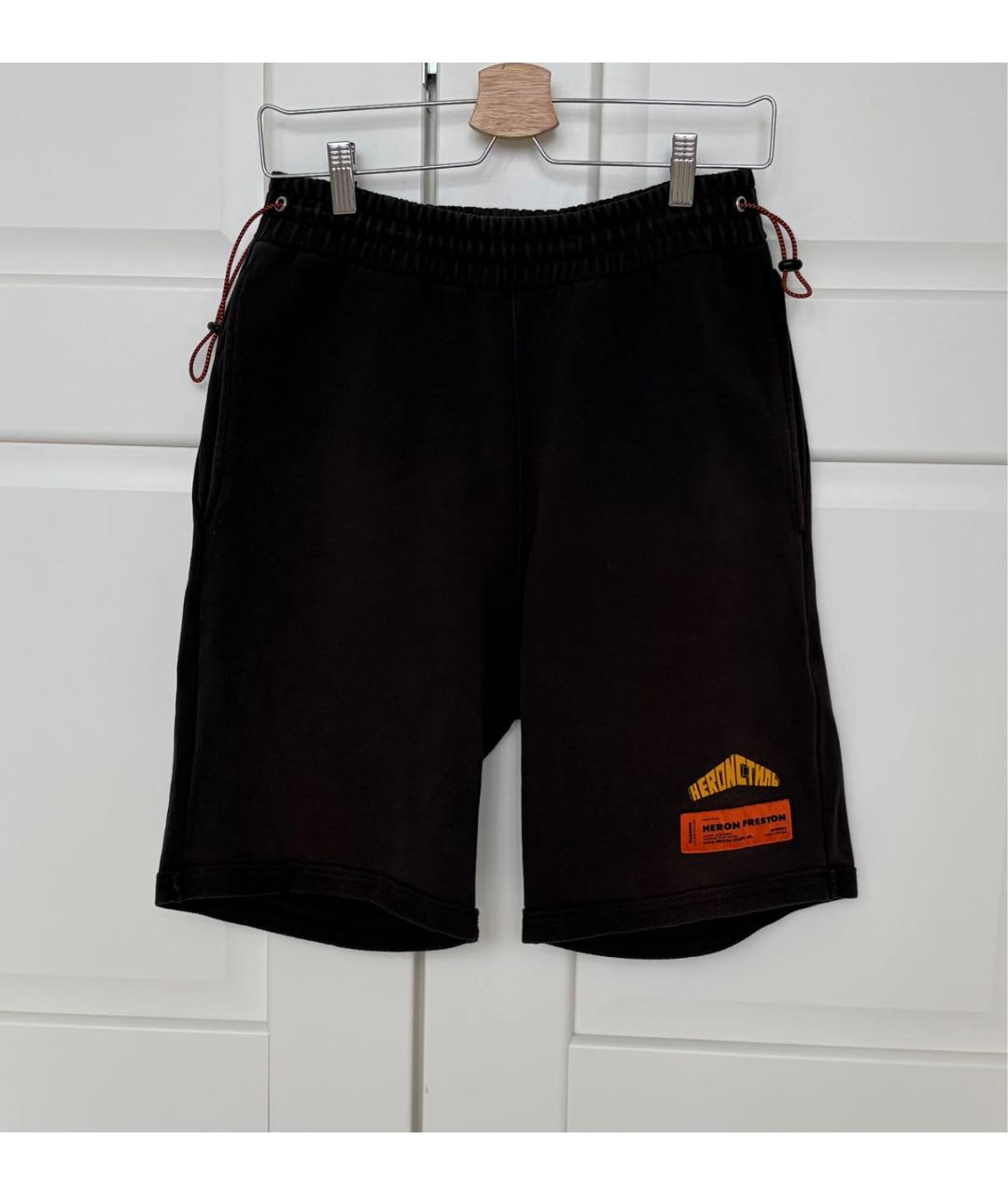 HERON PRESTON Черные шорты, фото 4