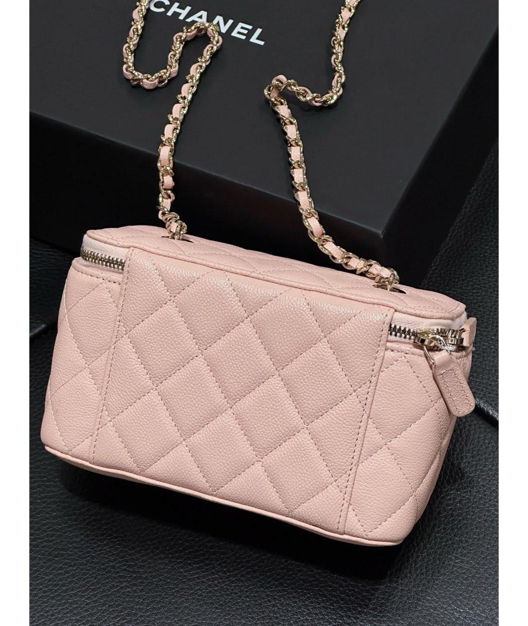 CHANEL Розовая замшевая сумка через плечо, фото 2