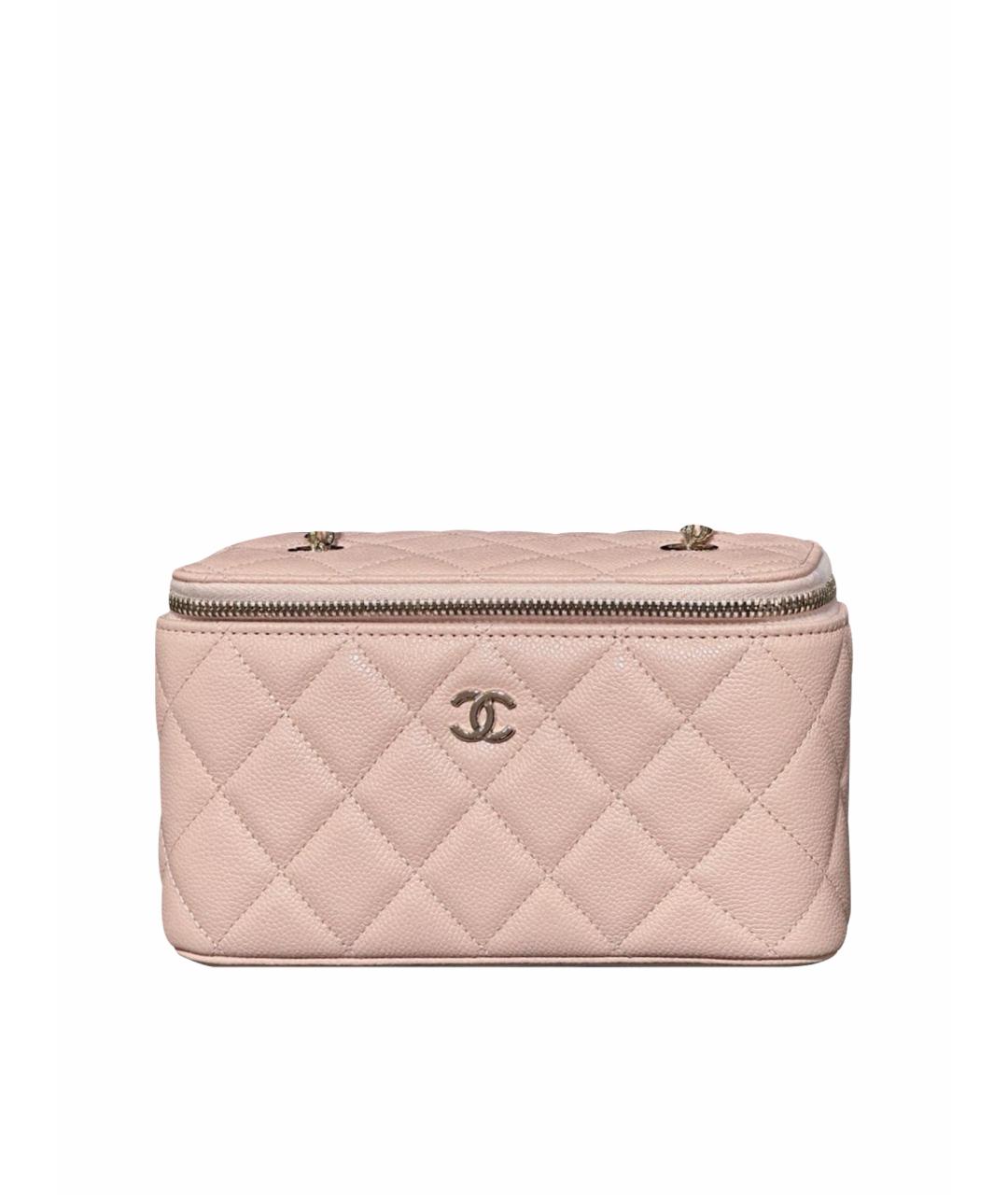 CHANEL Розовая замшевая сумка через плечо, фото 1
