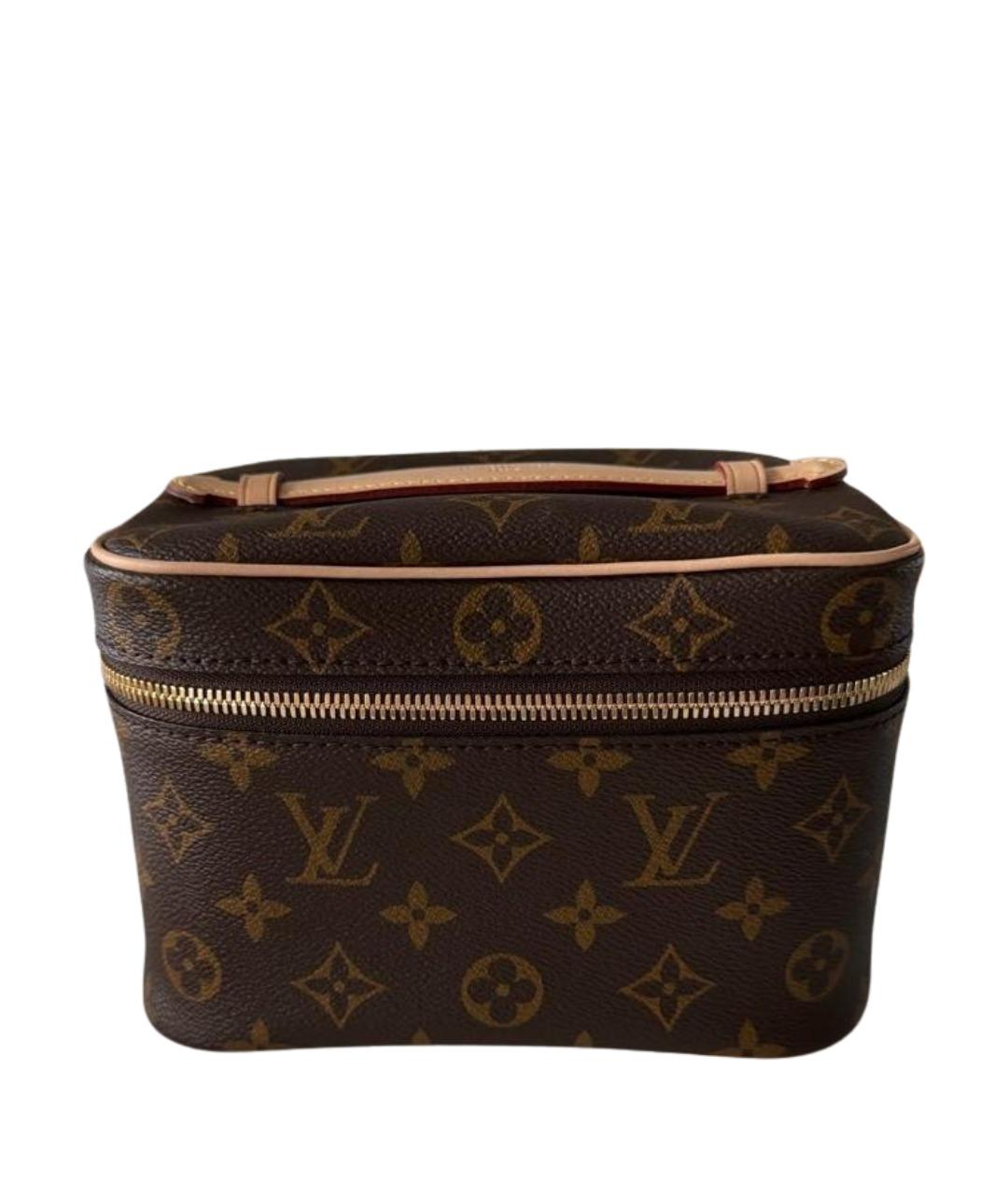 LOUIS VUITTON Коричневая косметичка, фото 1