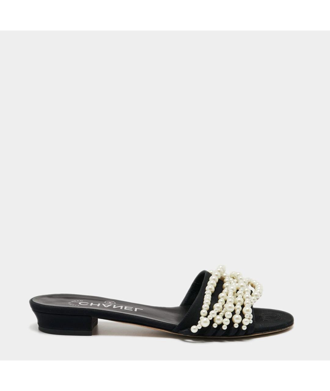 CHANEL Черные мюли, фото 9