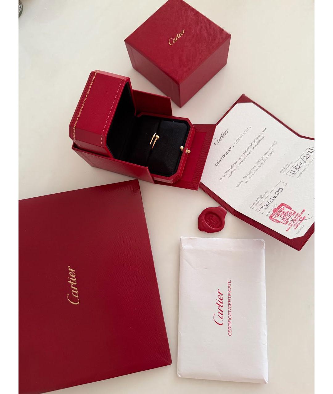 CARTIER Желтое кольцо из желтого золота, фото 4