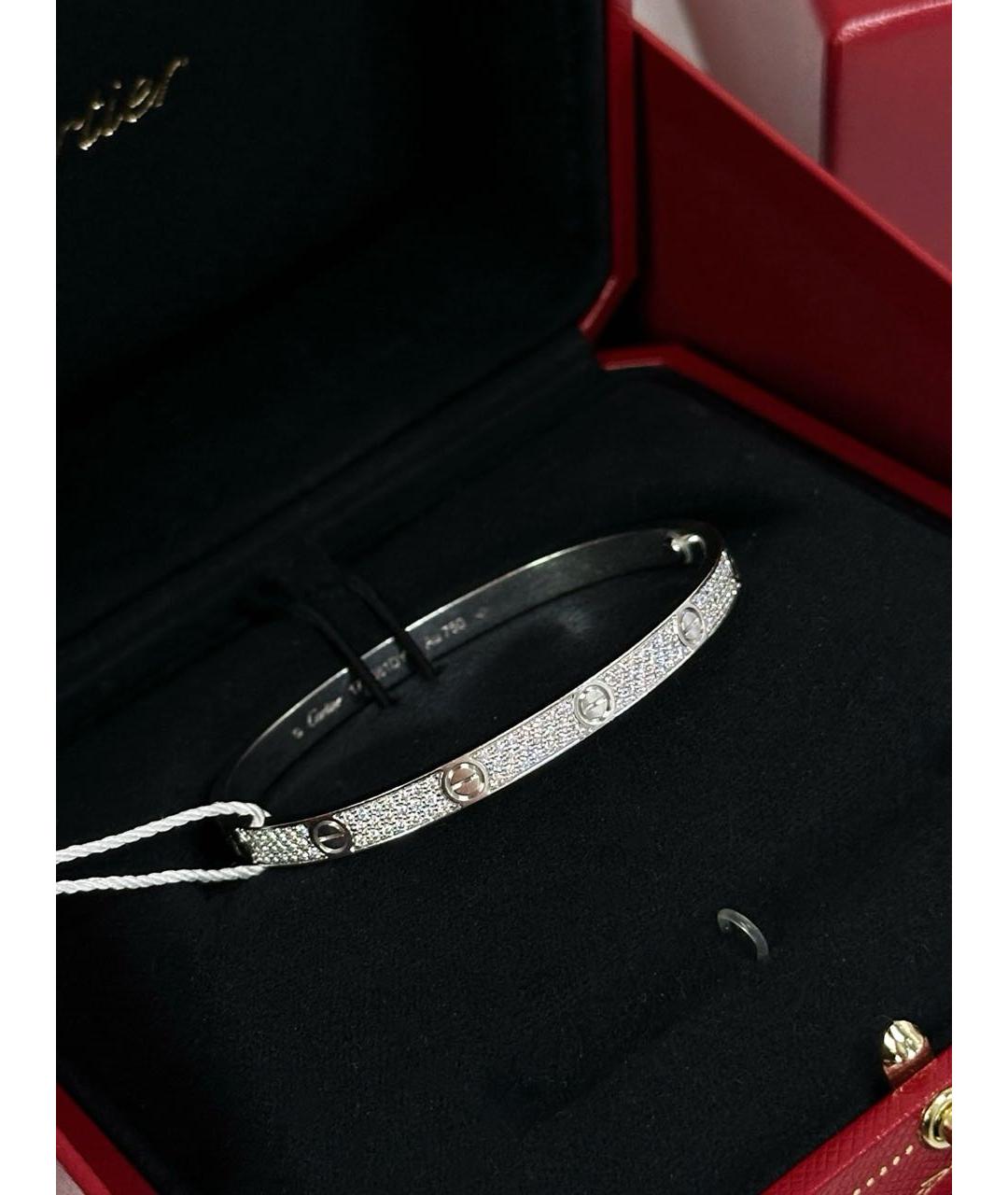 CARTIER Серебряный браслет из белого золота, фото 3