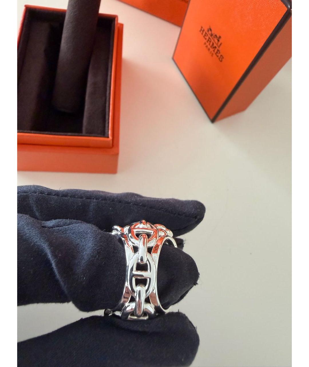 HERMES Серебряное серебряное кольцо, фото 6