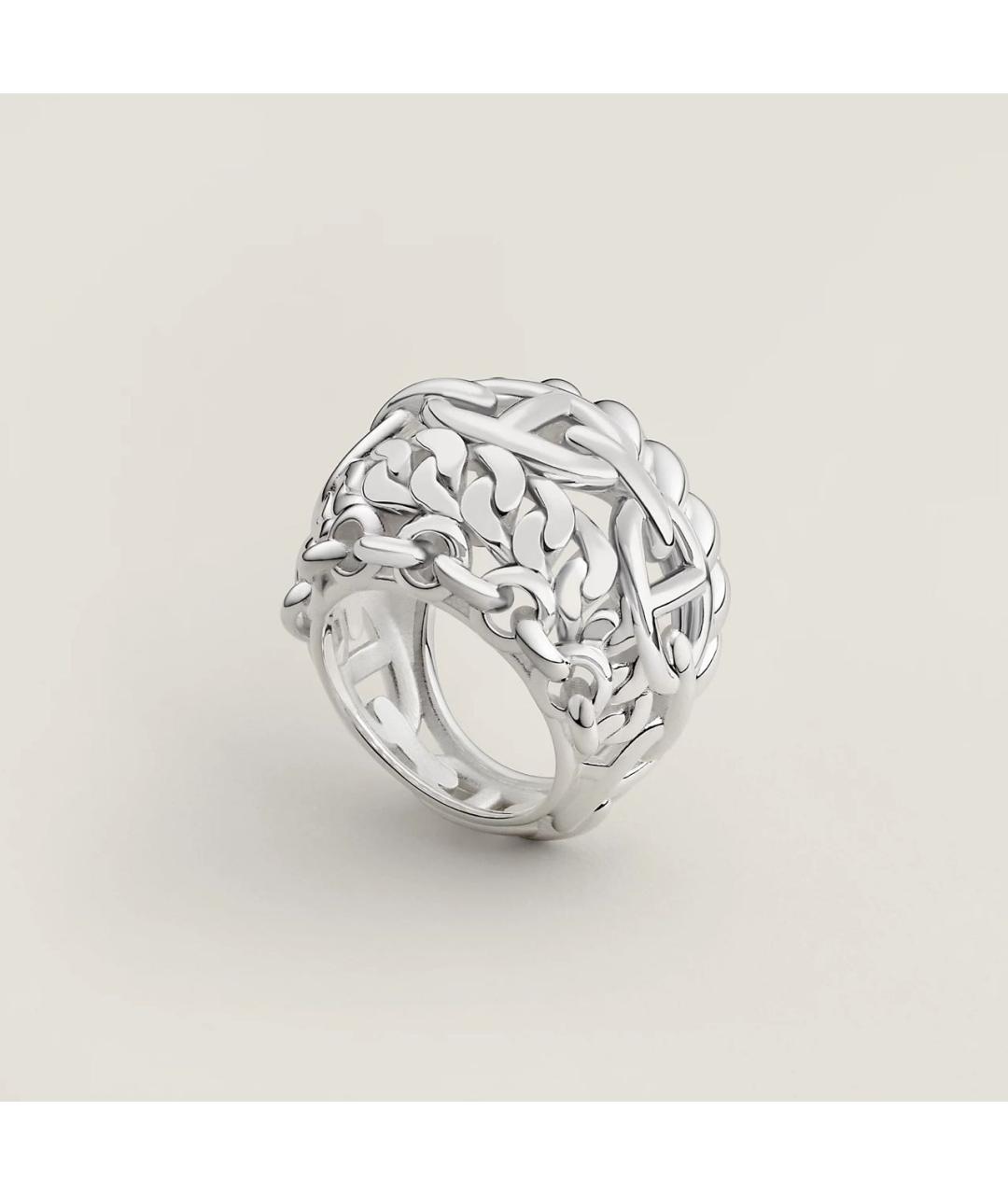 HERMES Серебряное серебряное кольцо, фото 9