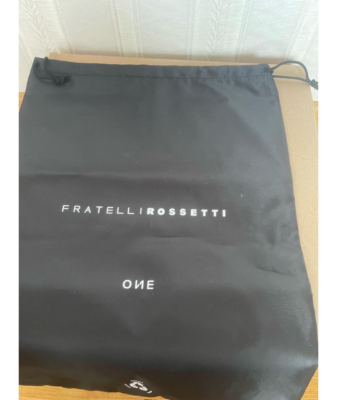 FRATELLI ROSSETTI Черные кожаные ботильоны, фото 6