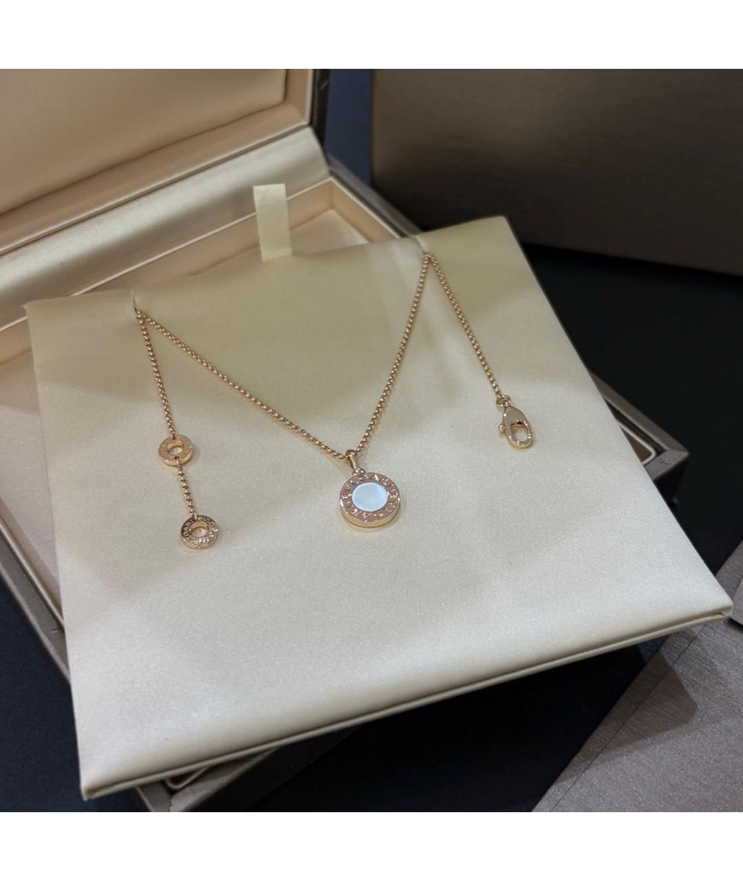 BVLGARI Золотая подвеска из розового золота, фото 5