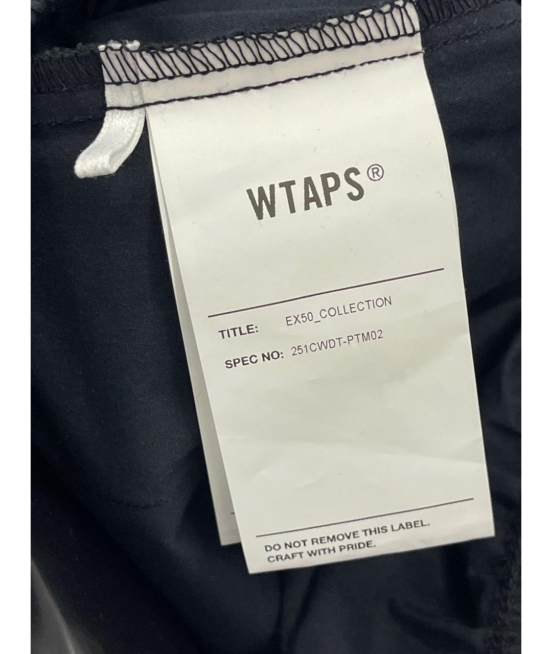 WTAPS Черные хлопковые повседневные брюки, фото 5