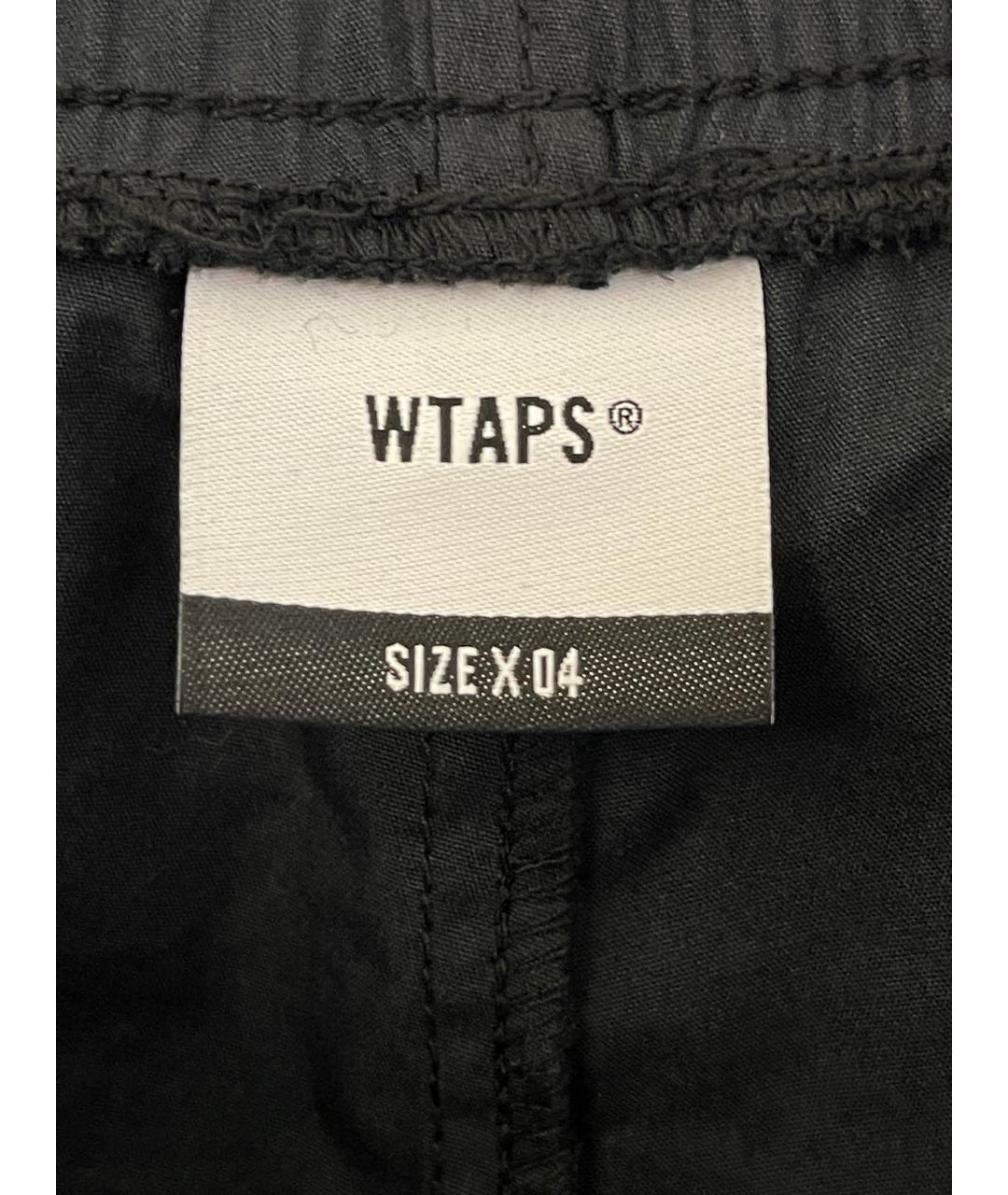 WTAPS Черные хлопковые повседневные брюки, фото 3