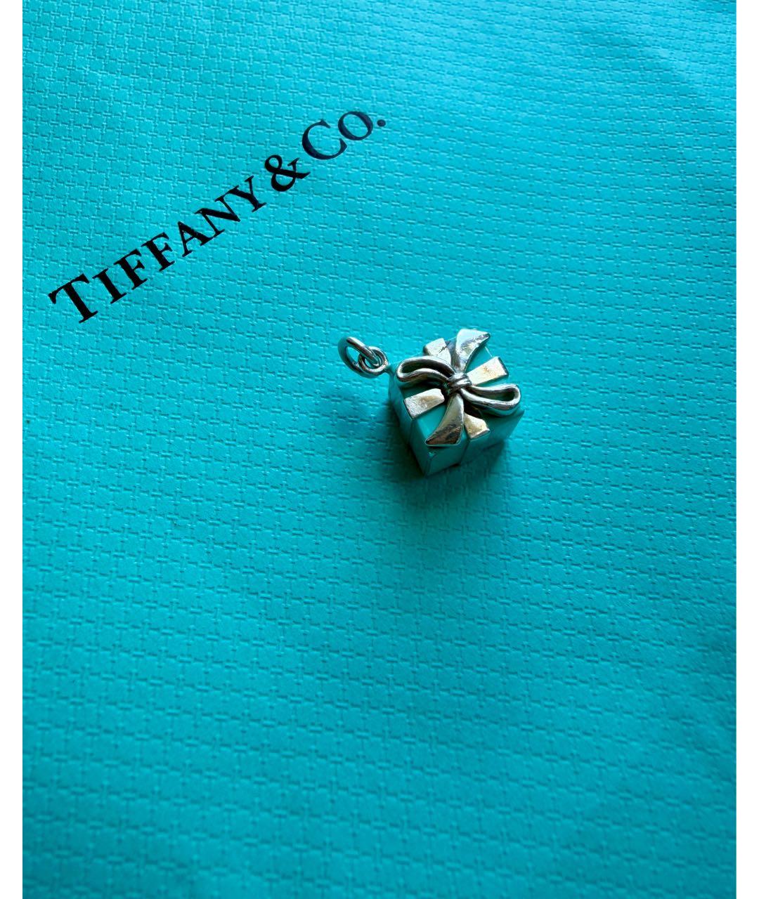 TIFFANY&CO Бирюзовая серебряная подвеска, фото 5
