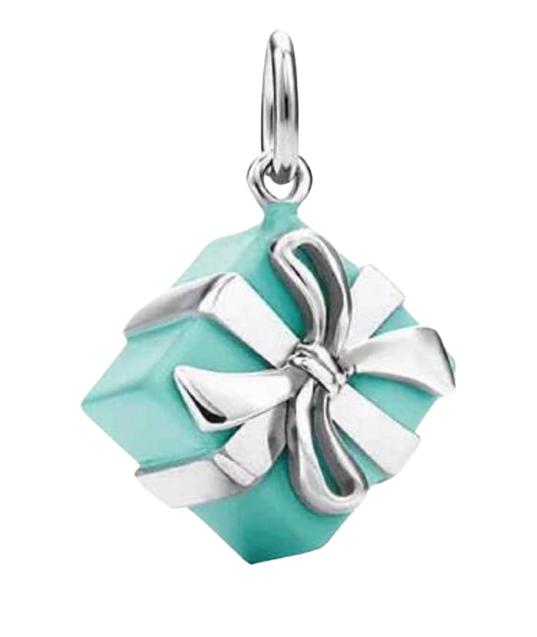 TIFFANY&CO Бирюзовая серебряная подвеска, фото 1