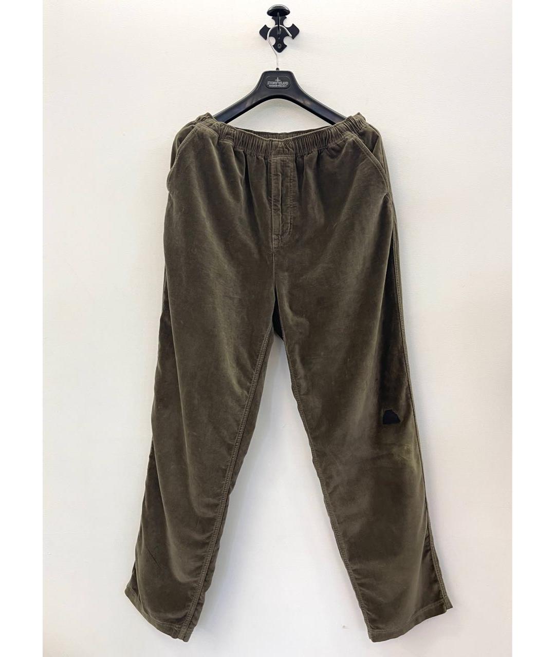 CAV EMPT Коричневые хлопковые повседневные брюки, фото 2