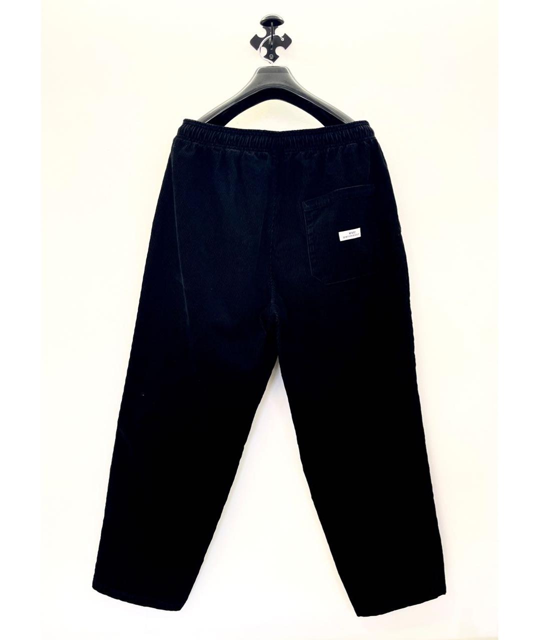 WTAPS Черные хлопковые повседневные брюки, фото 3