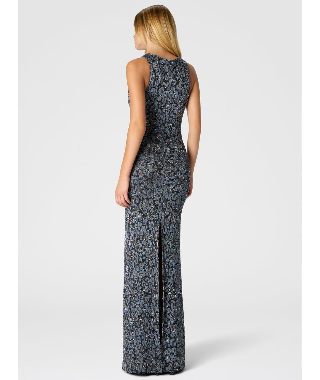 MISSONI Синее вискозное коктейльное платье, фото 3