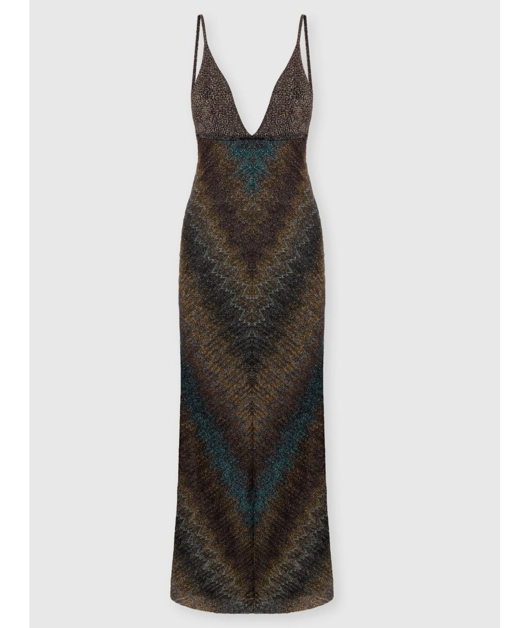 MISSONI Мульти вискозное повседневное платье, фото 6