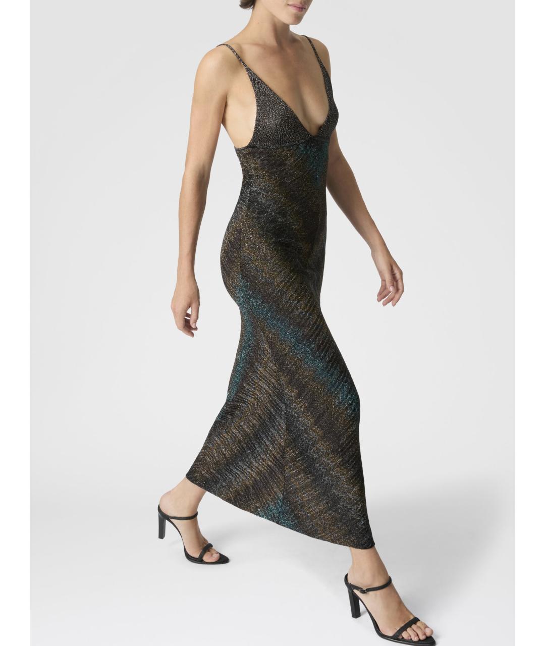 MISSONI Мульти вискозное повседневное платье, фото 4