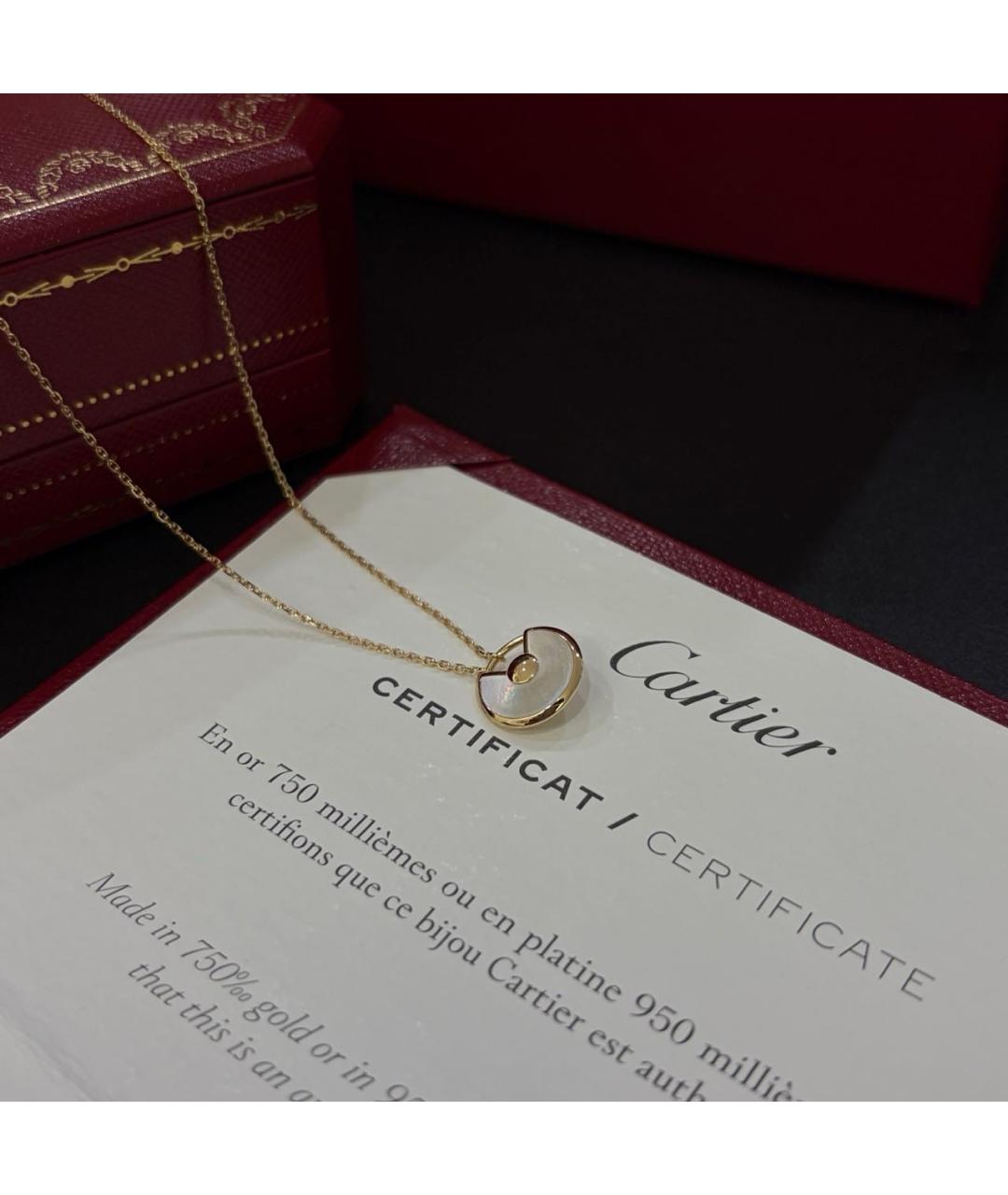 CARTIER Золотое колье из желтого золота, фото 2