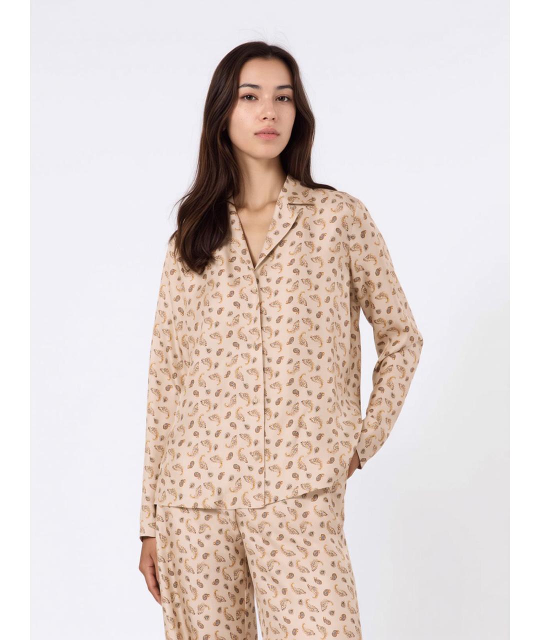 MAX MARA STUDIO Мульти шелковая рубашка, фото 4