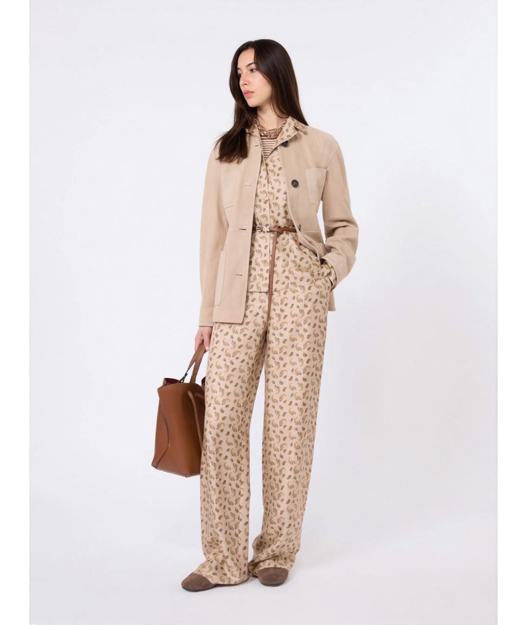 MAX MARA STUDIO Мульти шелковая рубашка, фото 2