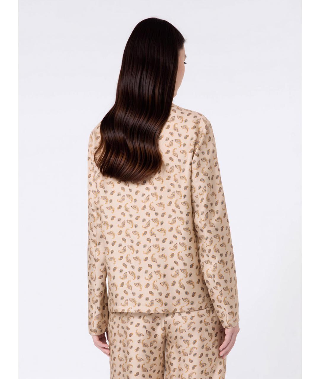 MAX MARA STUDIO Мульти шелковая рубашка, фото 3