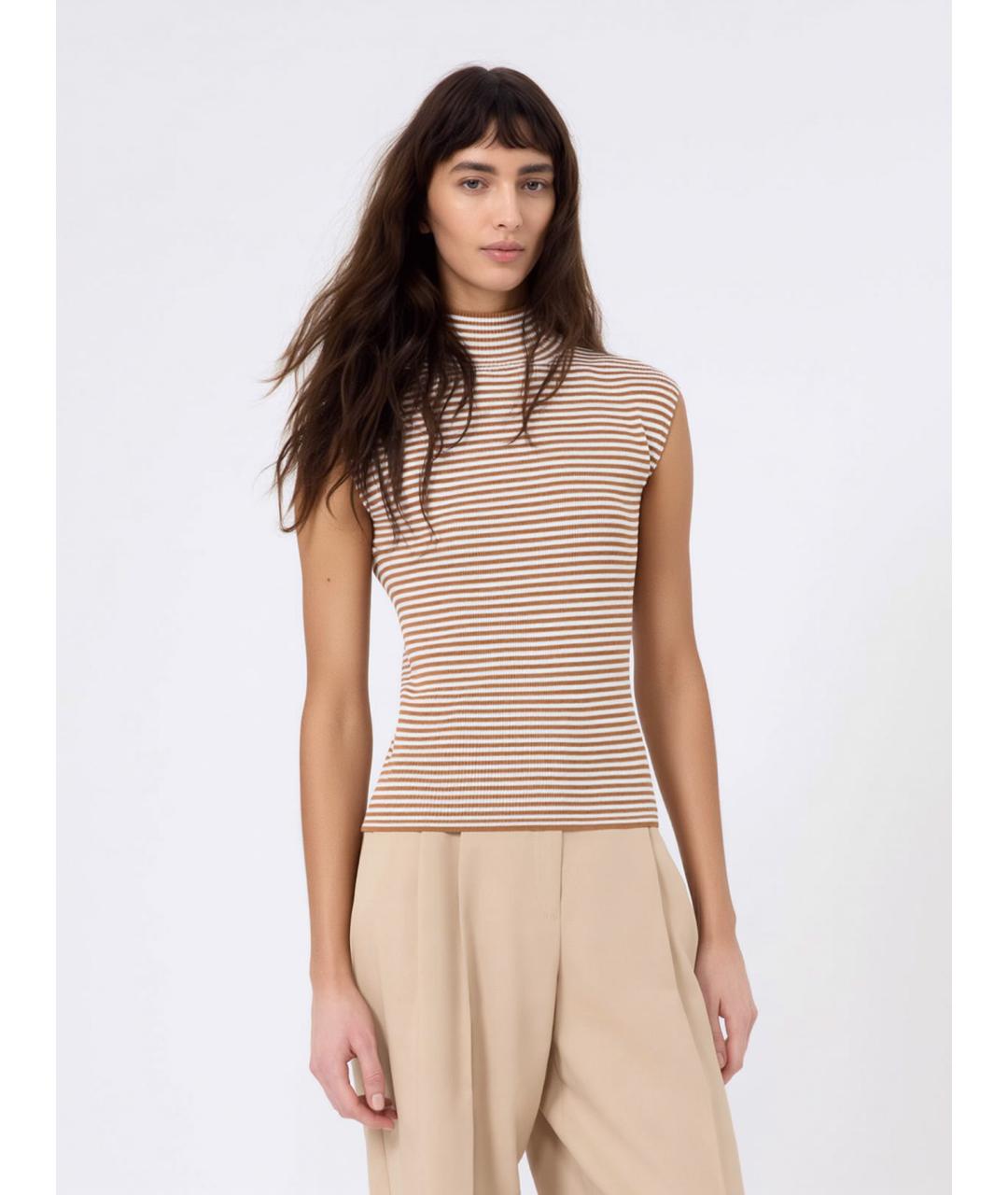 MAX MARA STUDIO Мульти вискозная водолазка, фото 2