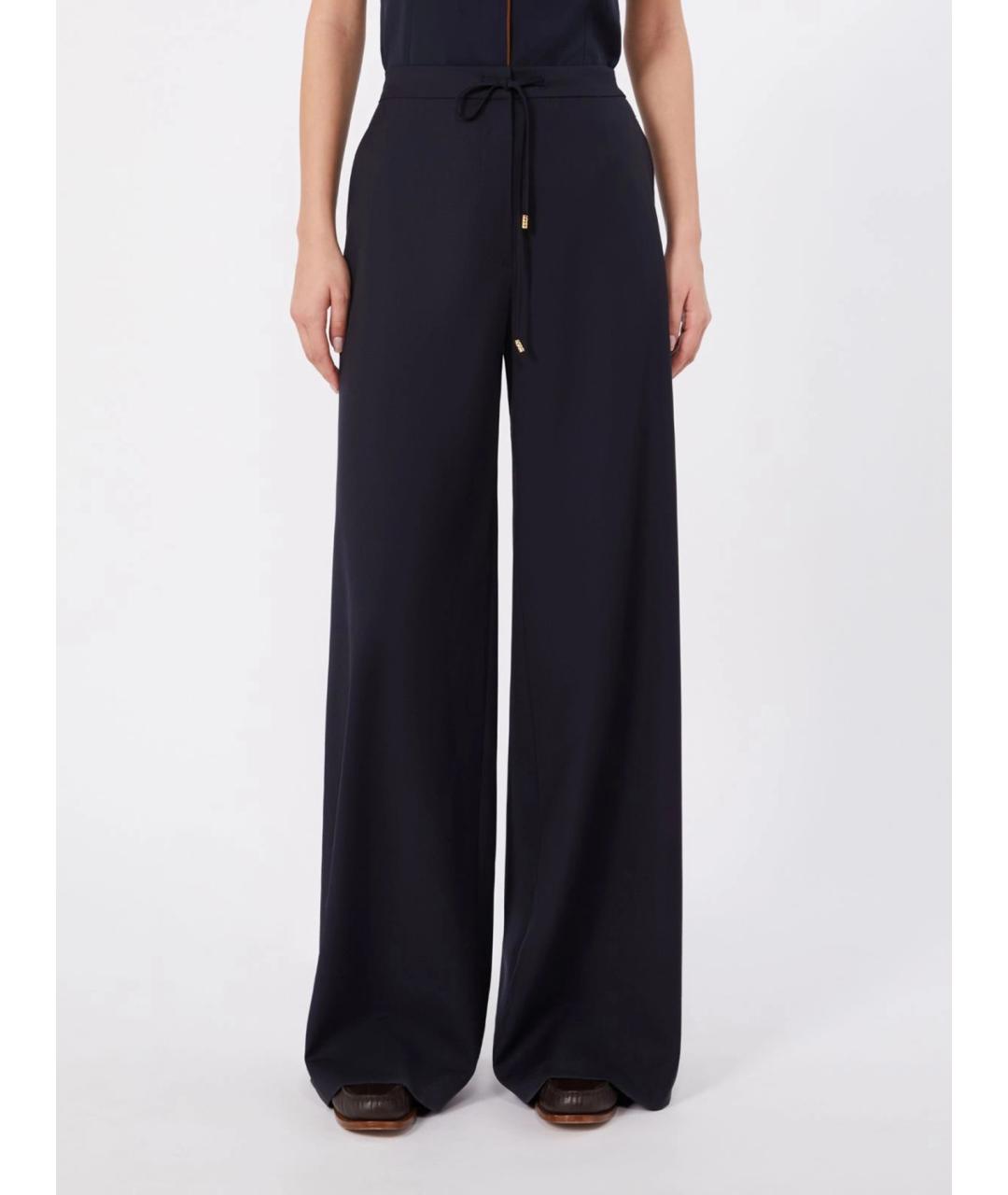 MAX MARA STUDIO Шерстяные прямые брюки, фото 2