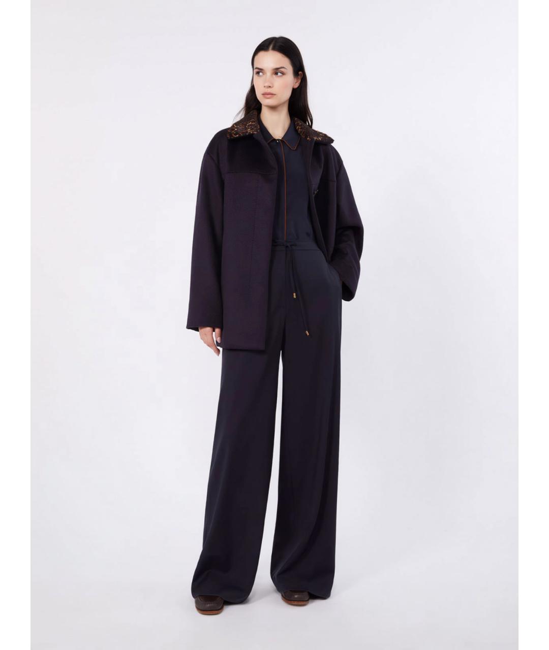 MAX MARA STUDIO Шерстяные прямые брюки, фото 5