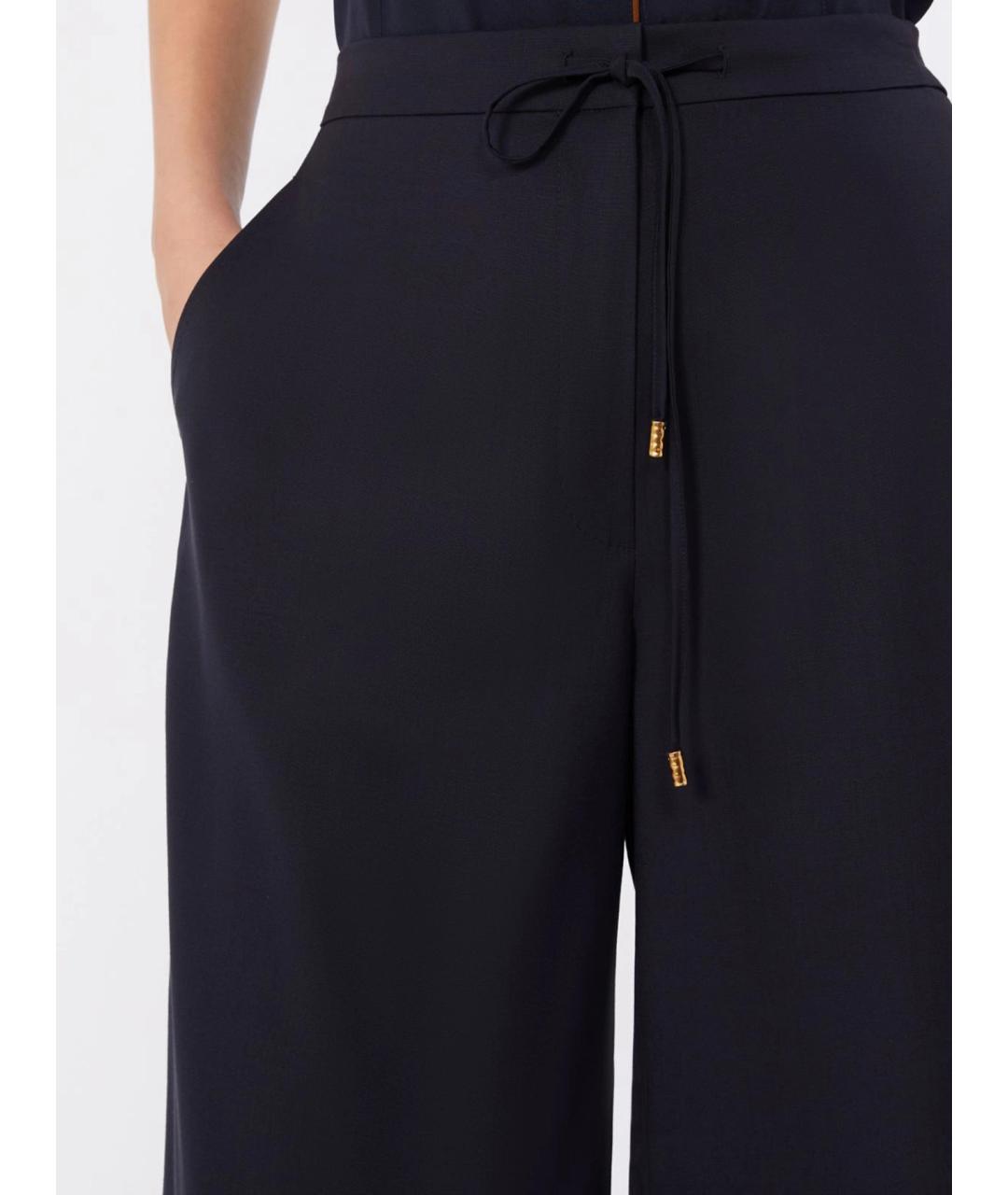 MAX MARA STUDIO Шерстяные прямые брюки, фото 3