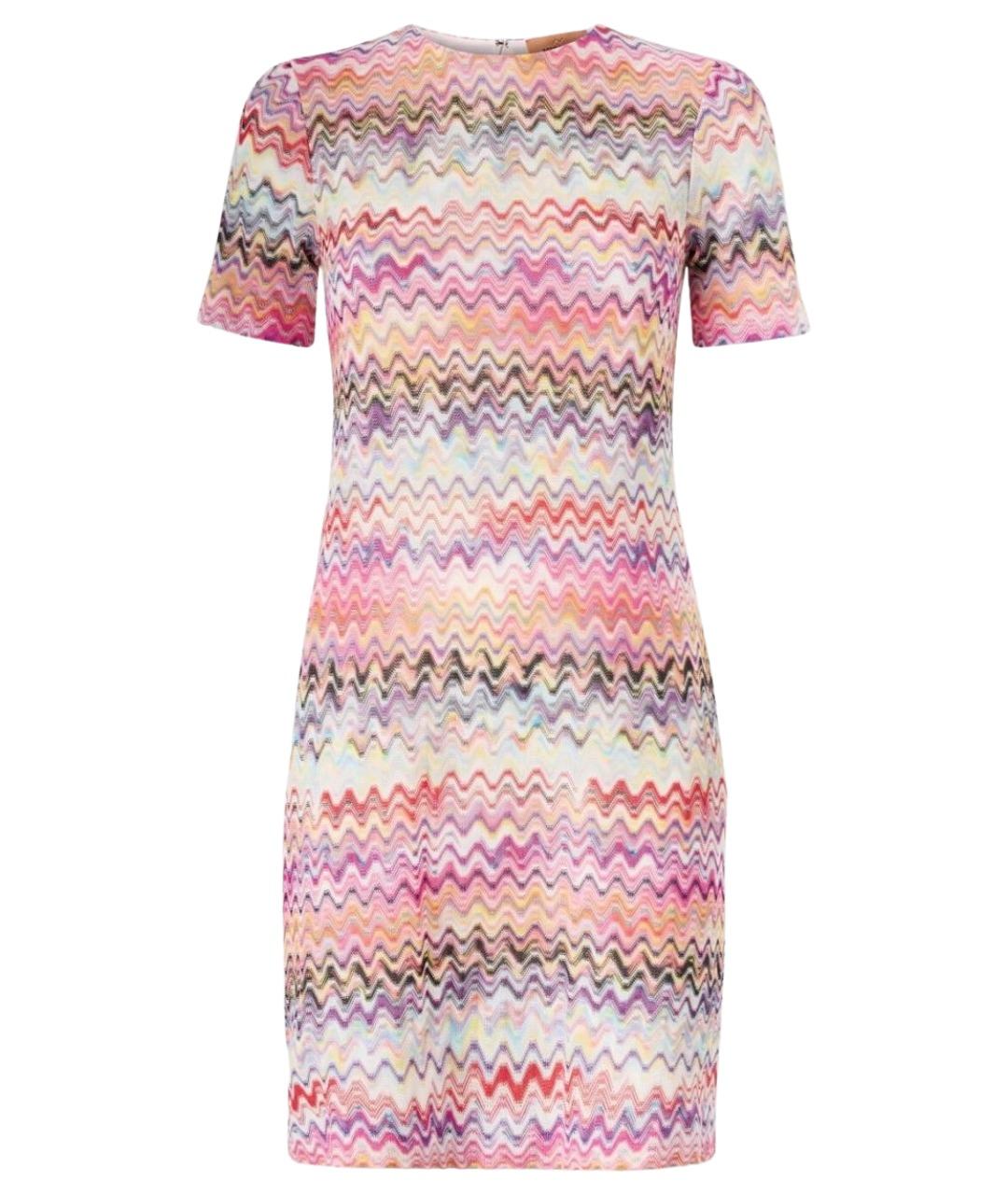 MISSONI Розовое хлопковое повседневное платье, фото 5