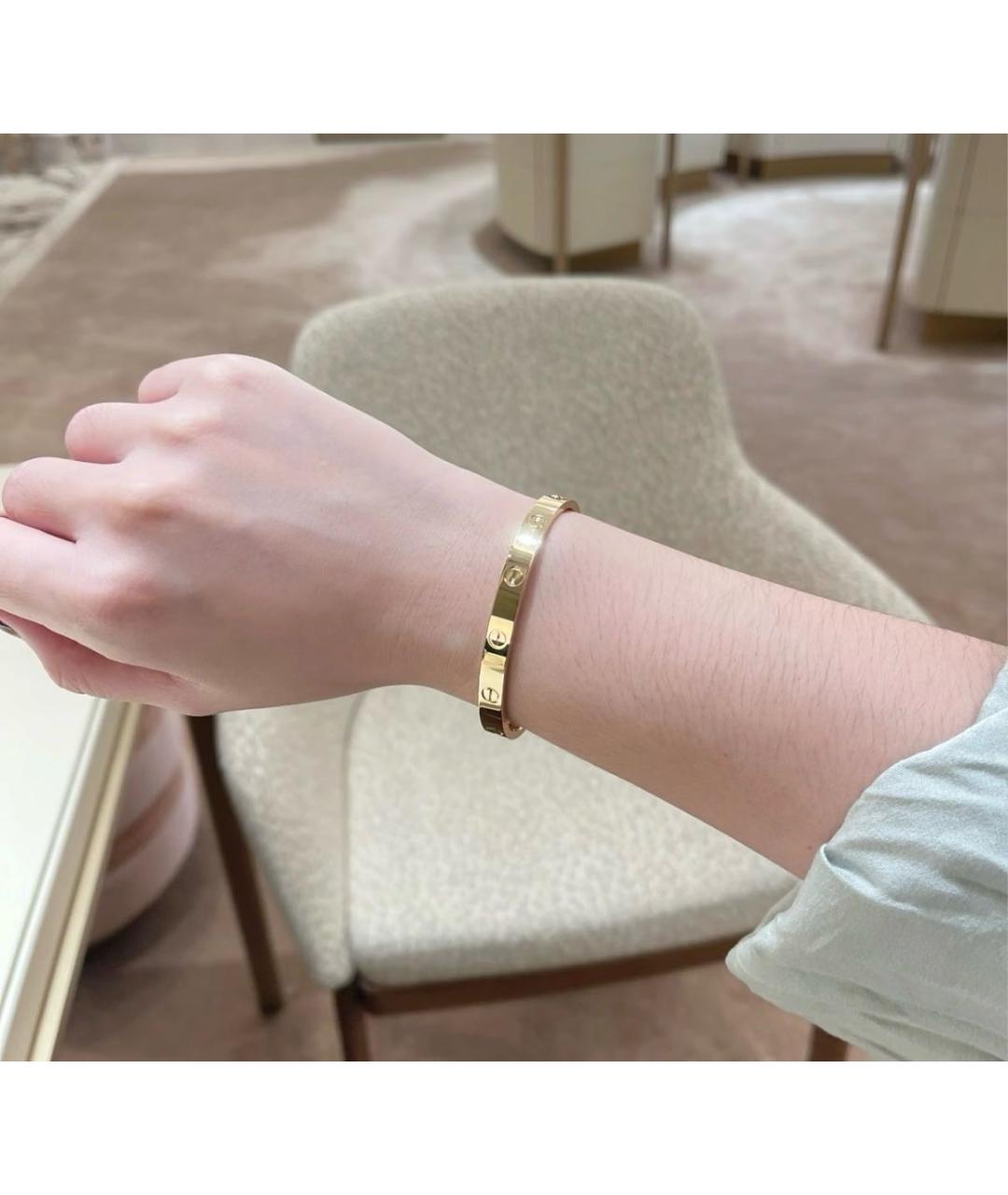 CARTIER Золотой браслет из розового золота, фото 5
