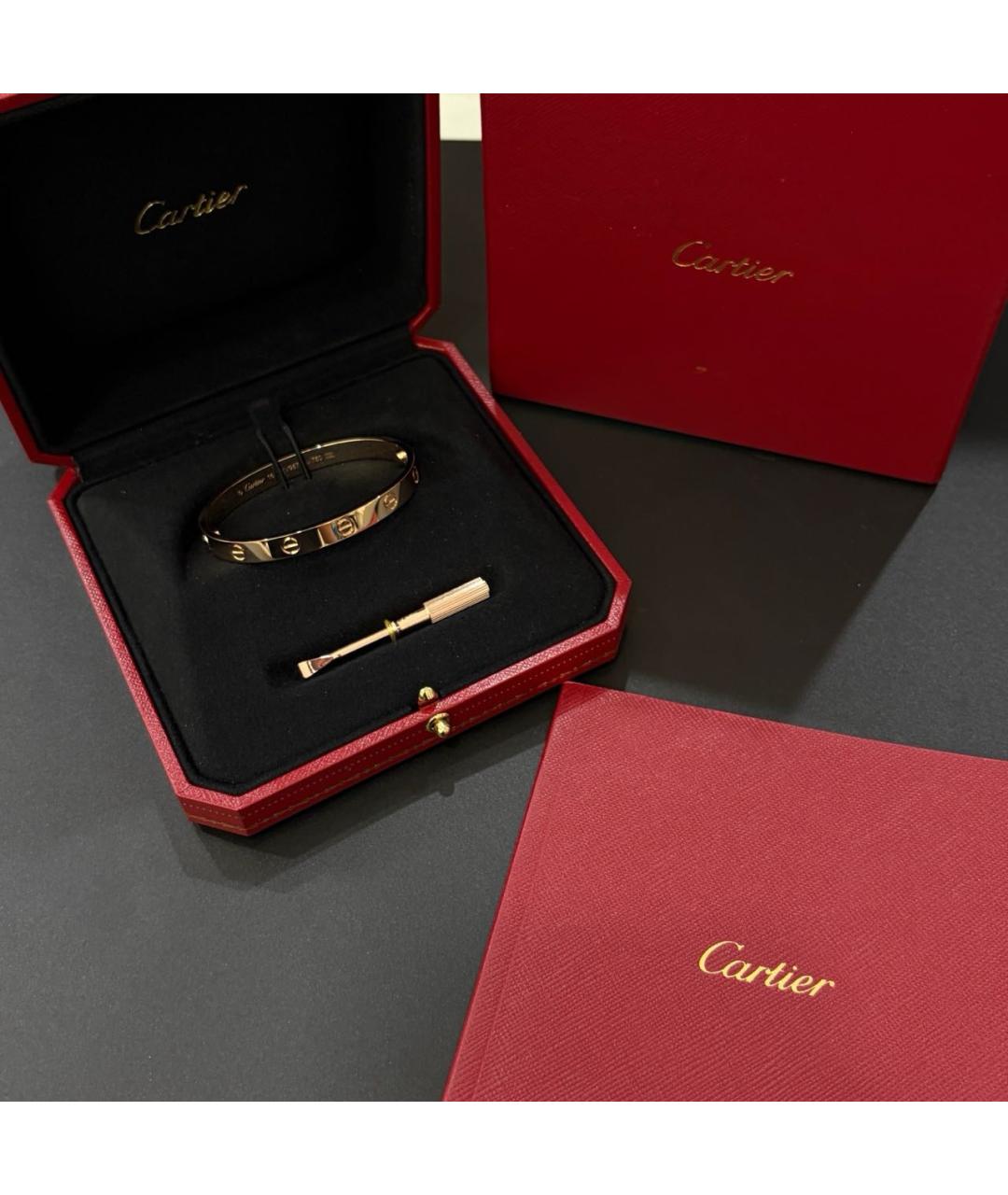 CARTIER Золотой браслет из розового золота, фото 3