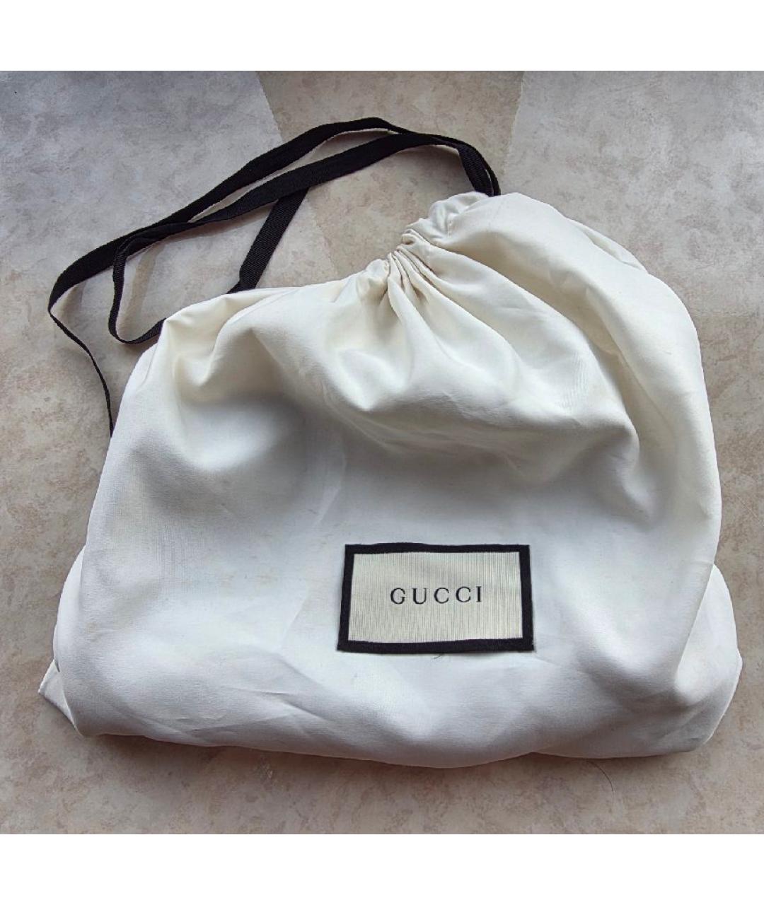 GUCCI Черная кожаная поясная сумка, фото 6