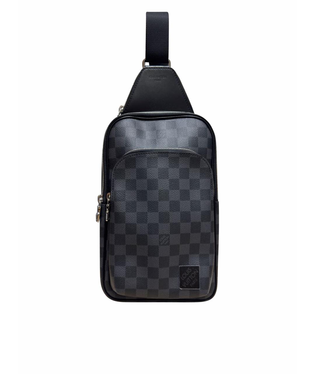 LOUIS VUITTON Серая деним сумка тоут, фото 1