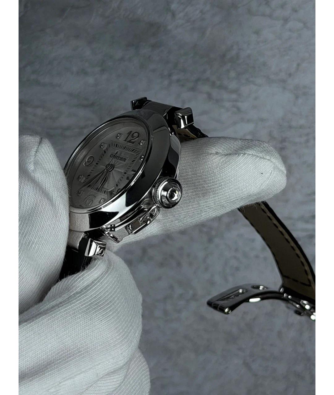 CARTIER Белые часы из белого золота, фото 3