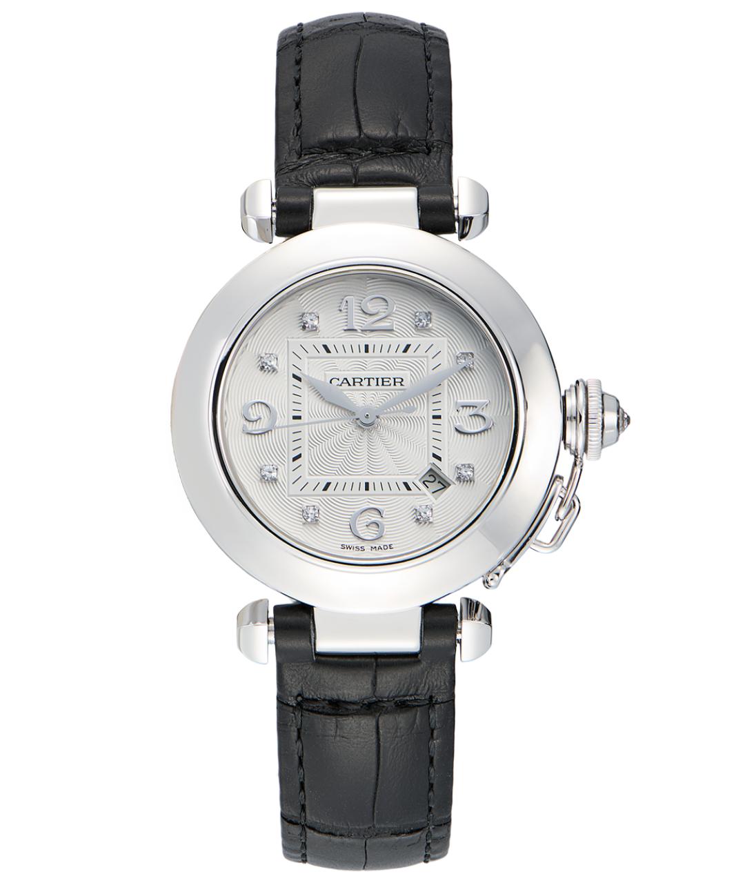 CARTIER Белые часы из белого золота, фото 1