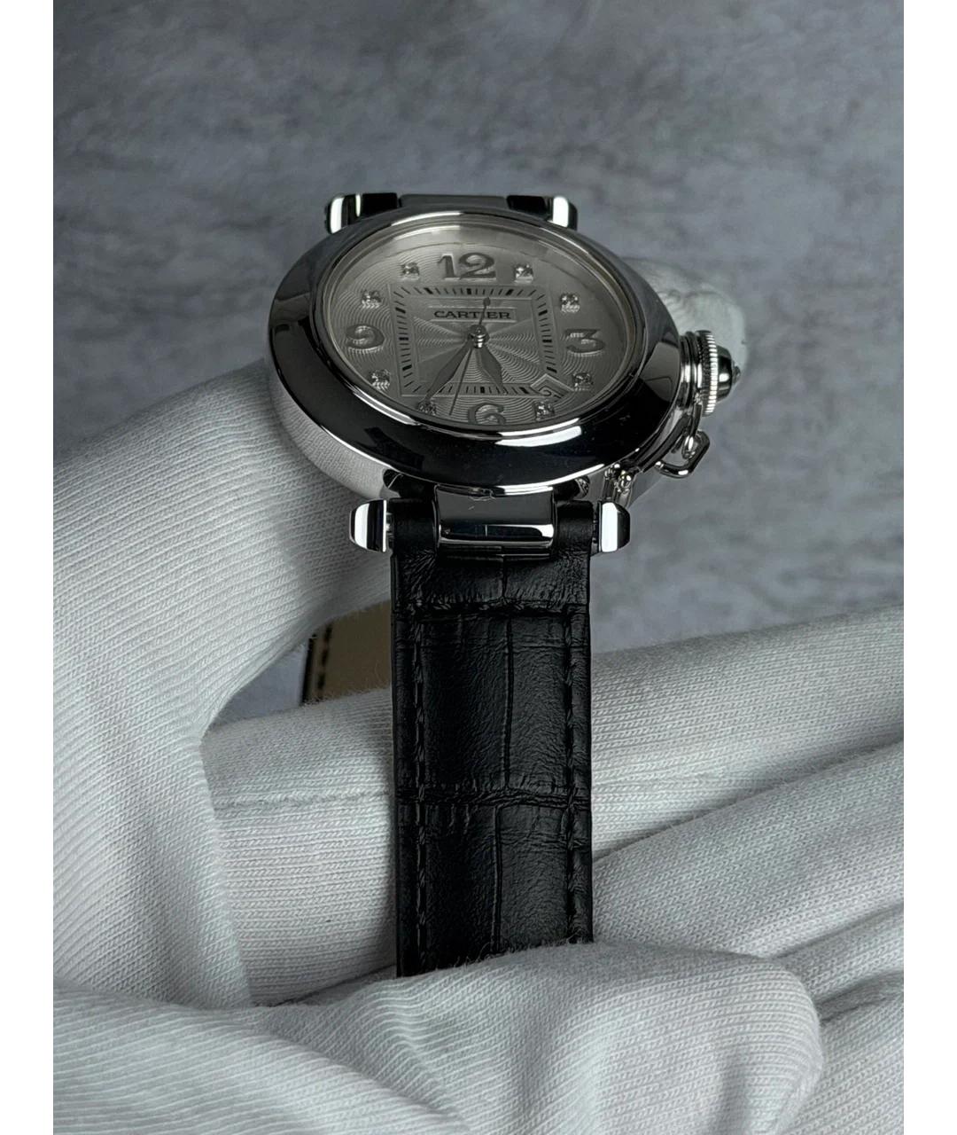 CARTIER Белые часы из белого золота, фото 5