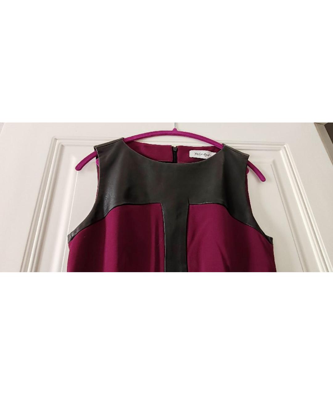 YVES SAINT LAURENT BEAUTY Мульти шерстяное платье, фото 7