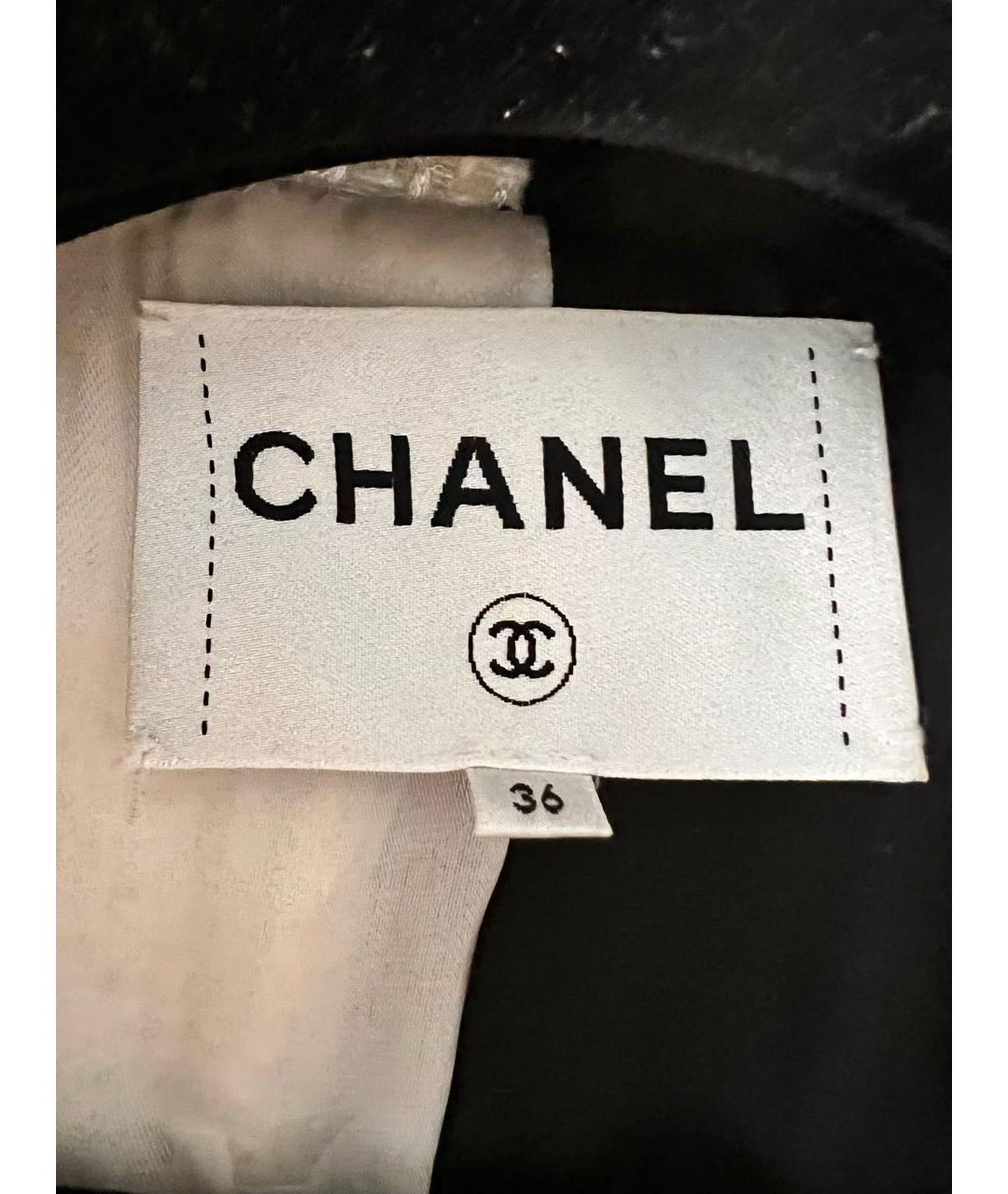 CHANEL Белый твидовый жакет/пиджак, фото 3