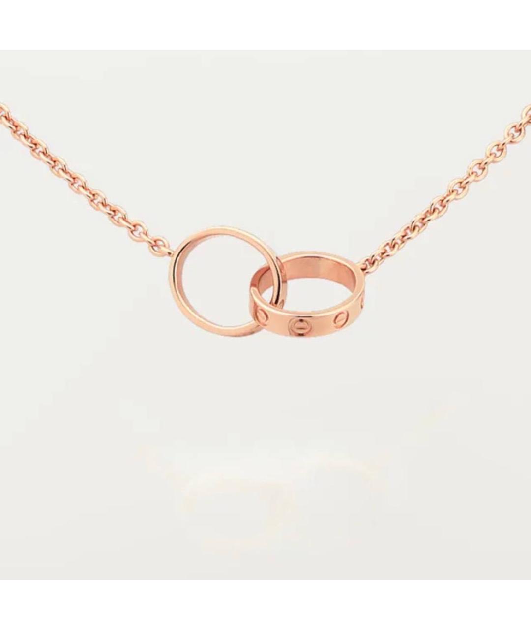 CARTIER Золотое колье из розового золота, фото 8