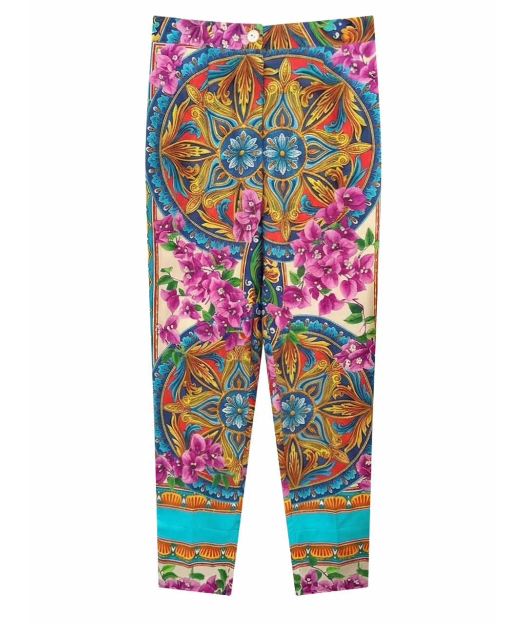 DOLCE&GABBANA Мульти брюки узкие, фото 1