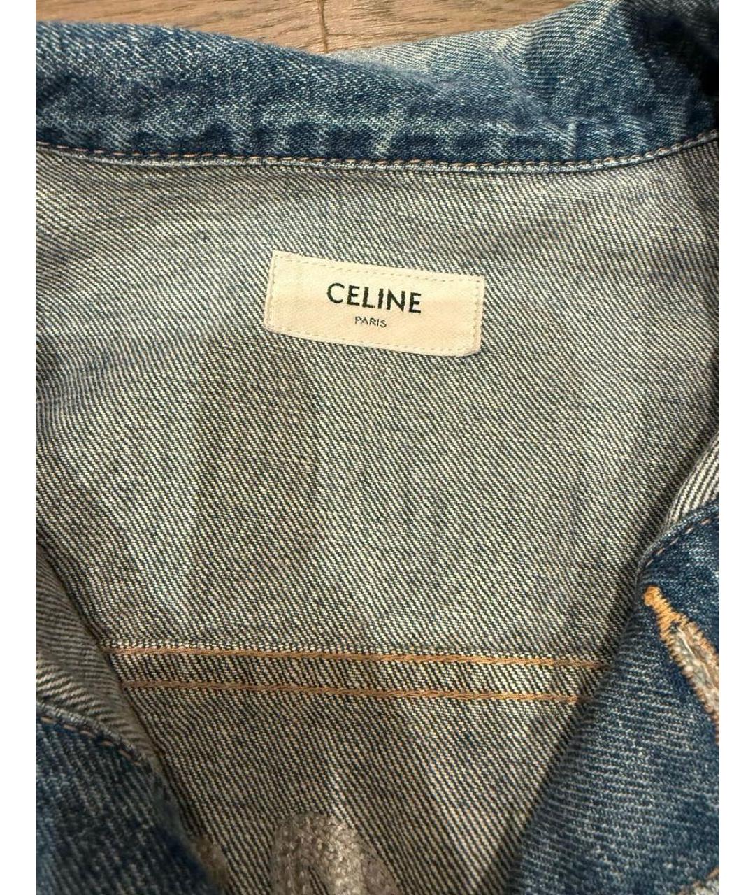 CELINE Голубая куртка, фото 4