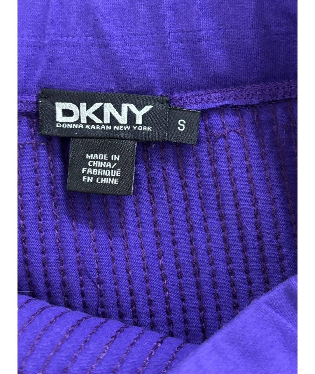 DKNY Фиолетовая юбка мини, фото 5